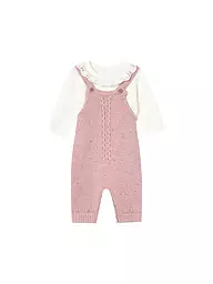 MAYORAL | Conjunto de bebé de 2 piezas, jersey y peto | Rosa