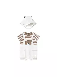 MAYORAL | Conjunto de bebé de 2 piezas, pelele y gorro | Crema