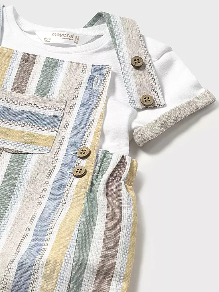 MAYORAL | Conjunto de bebé de 2 piezas, peto y camiseta | 