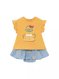 MAYORAL | Conjunto de bebé de 2 piezas camiseta con falda | Amarillo