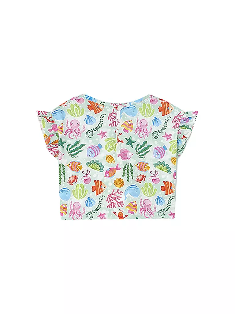 MAYORAL | Conjunto de bebé de 3 piezas, camiseta, top y shorts | 