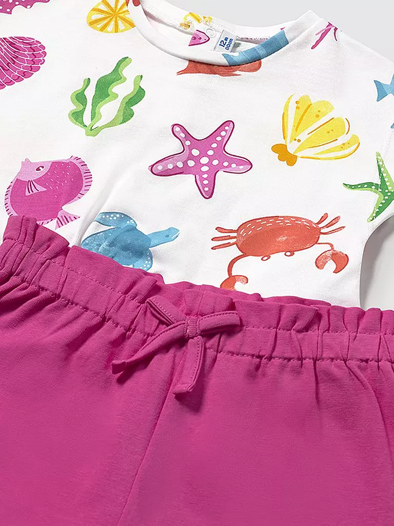 MAYORAL | Conjunto de bebé de 3 piezas, camisetas y shorts | 