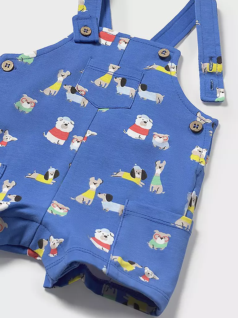 MAYORAL | Conjunto de bebé de 3 piezas: camiseta, peto y gorro | 