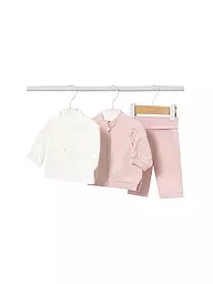 MAYORAL | Conjunto de bebé de 3 piezas: chaqueta, camiseta de manga larga y pantalón | Rosa