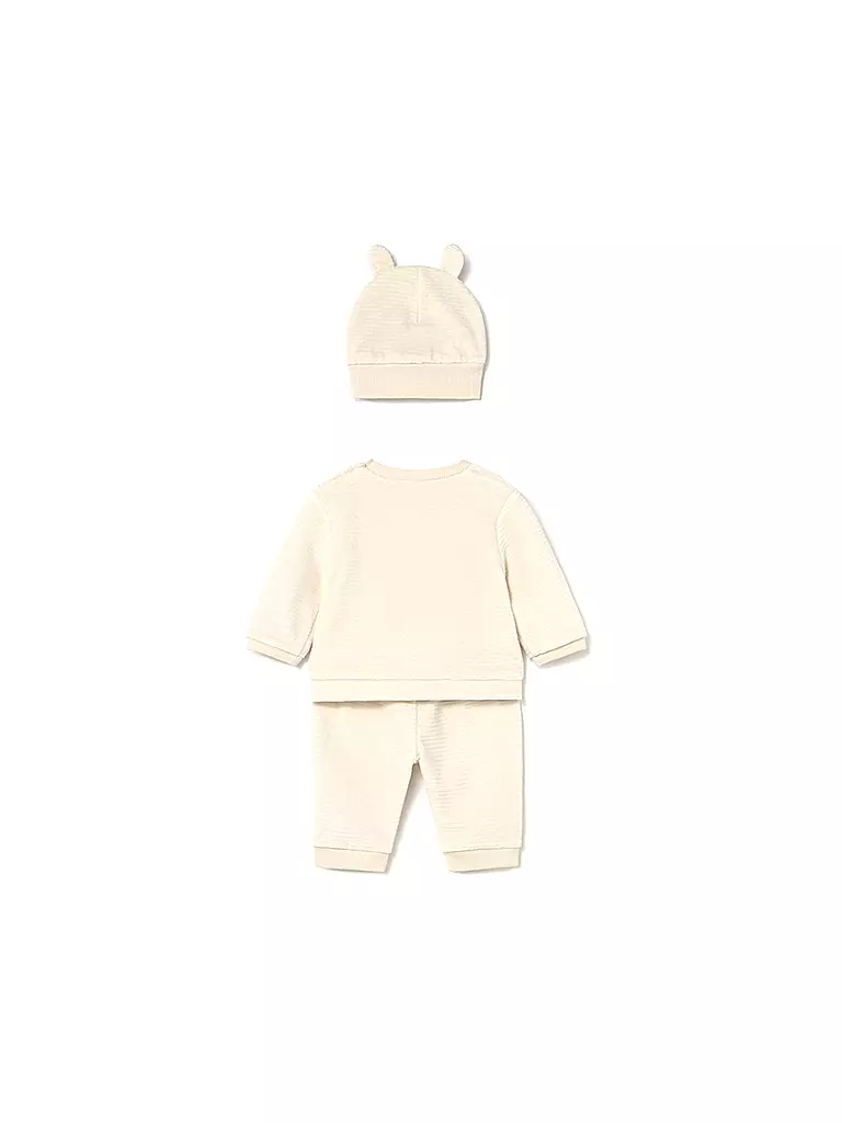 MAYORAL | Conjunto de bebé de 3 piezas: jersey, pantalón y gorro | 