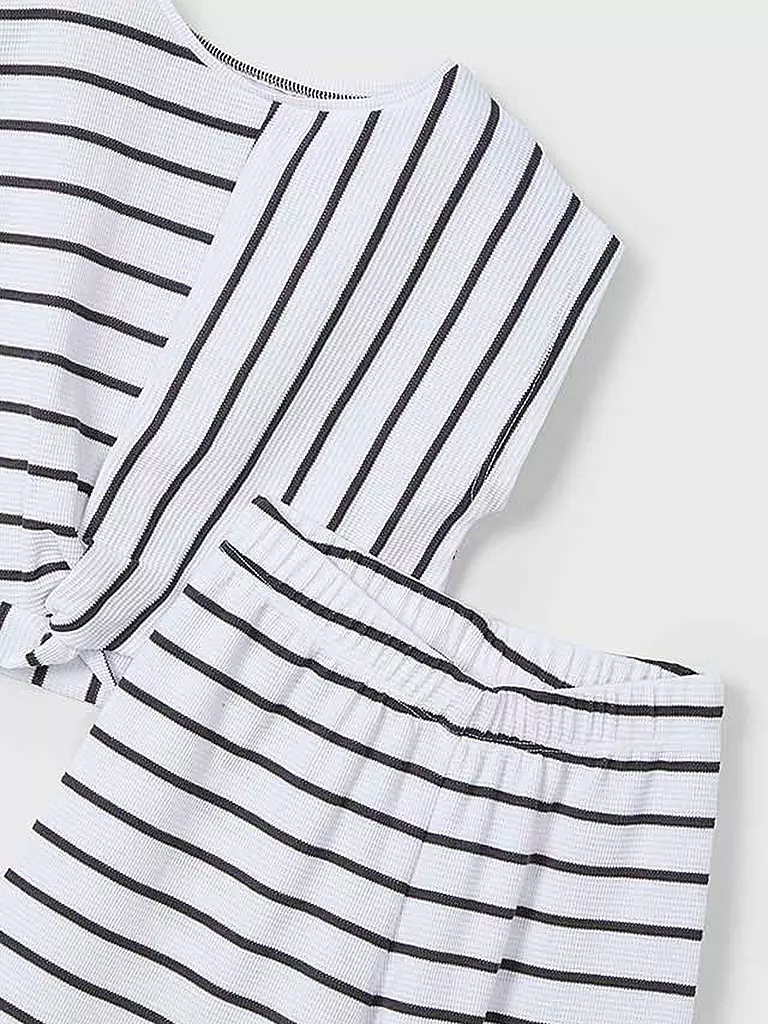 MAYORAL | Conjunto de niña de 2 piezas, camiseta y pantalón | Crema