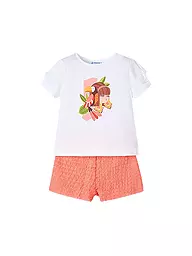 MAYORAL | Conjunto de niña de 2 piezas, camiseta y shorts | Naranja