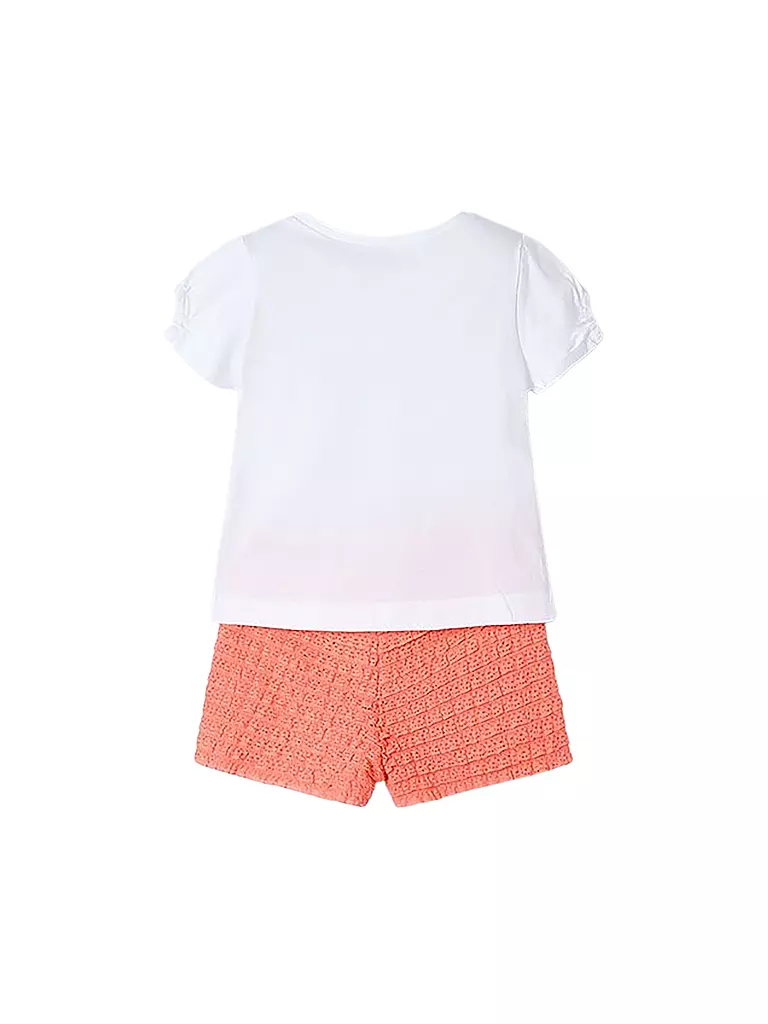 MAYORAL | Conjunto de niña de 2 piezas, camiseta y shorts | Naranja