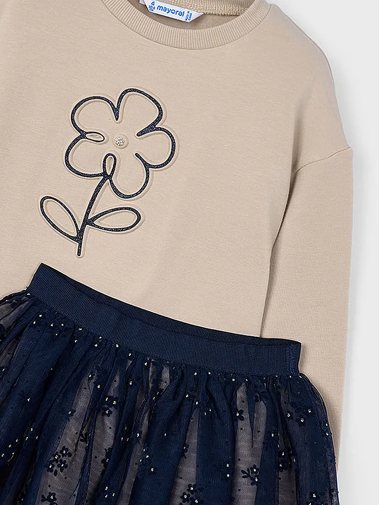 MAYORAL | Conjunto de niña de 2 piezas, jersey y falda | 
