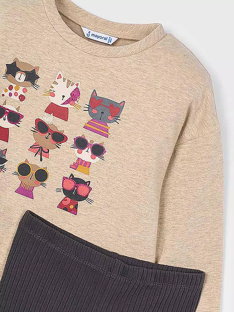 MAYORAL | Conjunto de niña de 2 piezas, jersey y leggings |