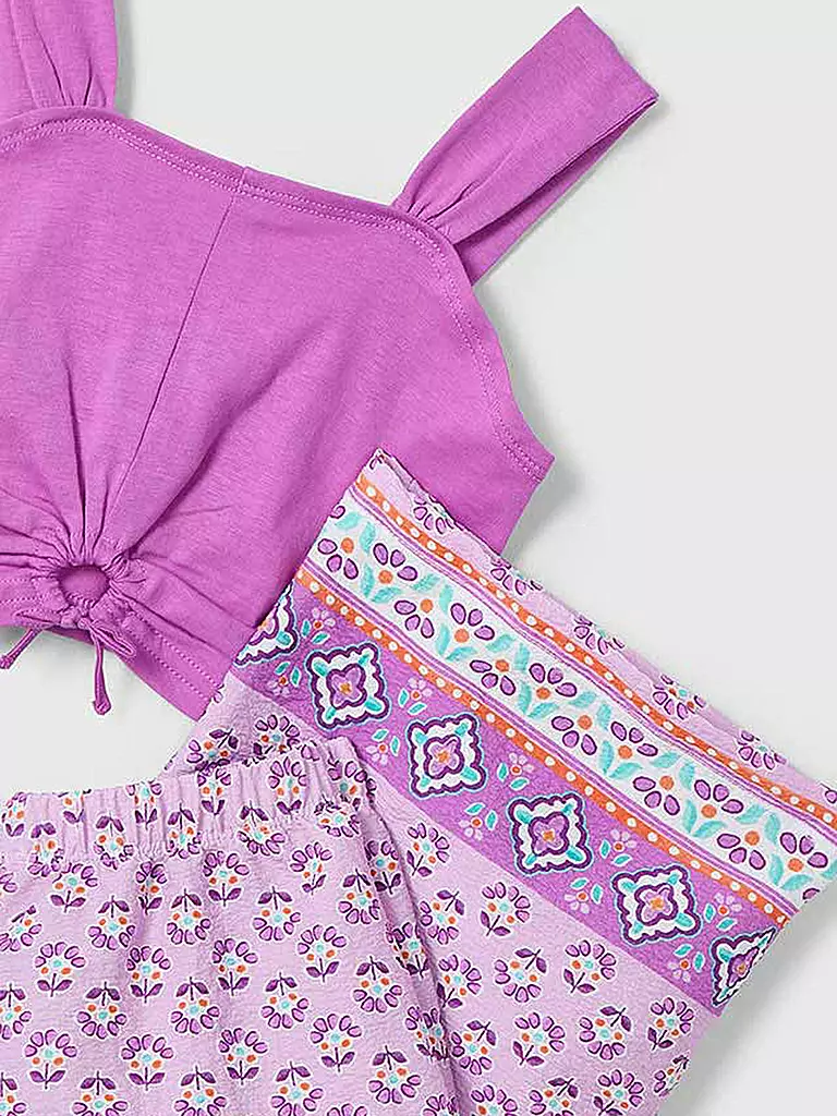 MAYORAL | Conjunto de niña de 2 piezas, top y pantalón | Fucsia