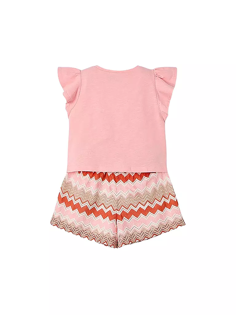 MAYORAL | Conjunto para niña de 2 piezas: camiseta y shorts | koralle
