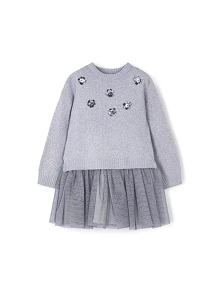 MAYORAL | Set de niña de 2 piezas, jersey y vestido | Gris