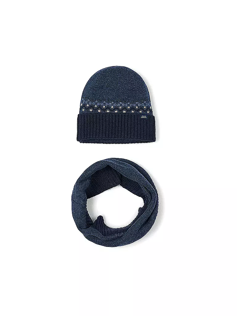 MAYORAL | Set infantil de 2 piezas, gorro y bufanda | dunkelblau