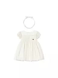 MAYORAL | Vestido de bebé y diadema | Crema