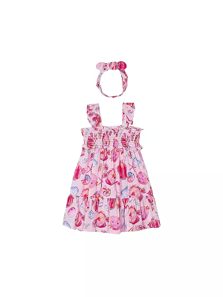 MAYORAL | Vestido de niña con diadema | Rosa