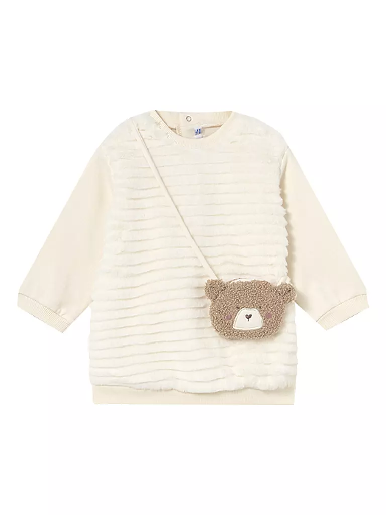 MAYORAL | Vestido y bolso para bebé niña | creme
