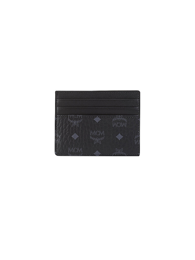 MCM Funda para identificación - Tarjetero Visetos Original New Card Case negro