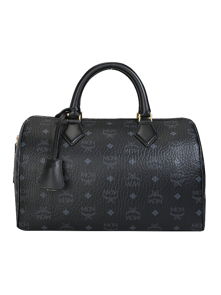 MCM Bolso - Bolso de mano ELLA VISETOS BOSTON negro
