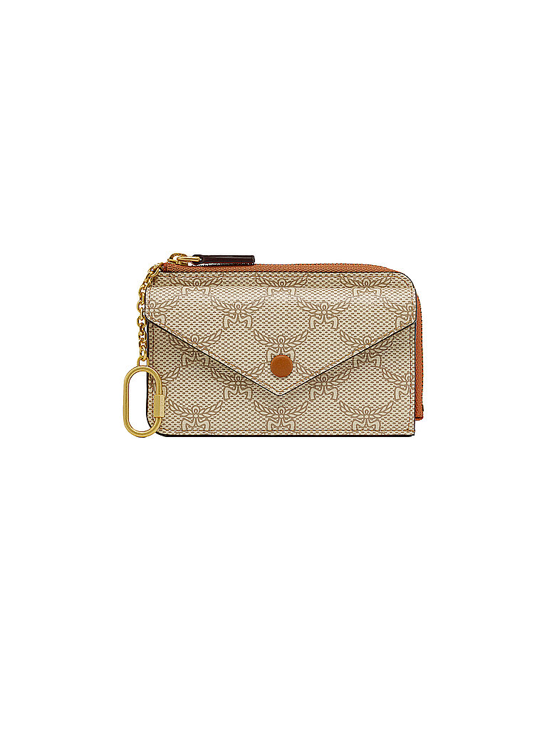 MCM Monedero - Tarjetero LAURETOS beige