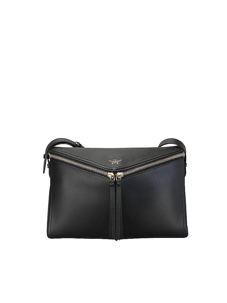 Bolso de cuero - Bolso bandolera DIAMANT negro