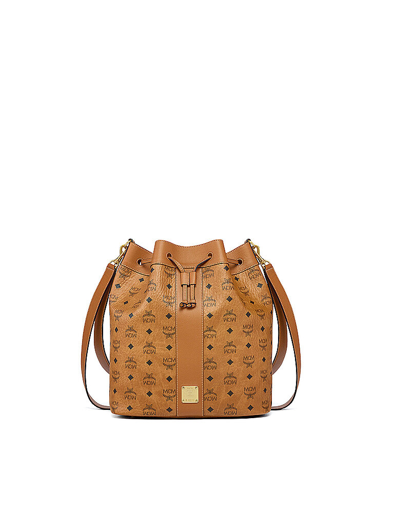 MCM Bolso - Bolso bombonera DESSAU VI Large marrón