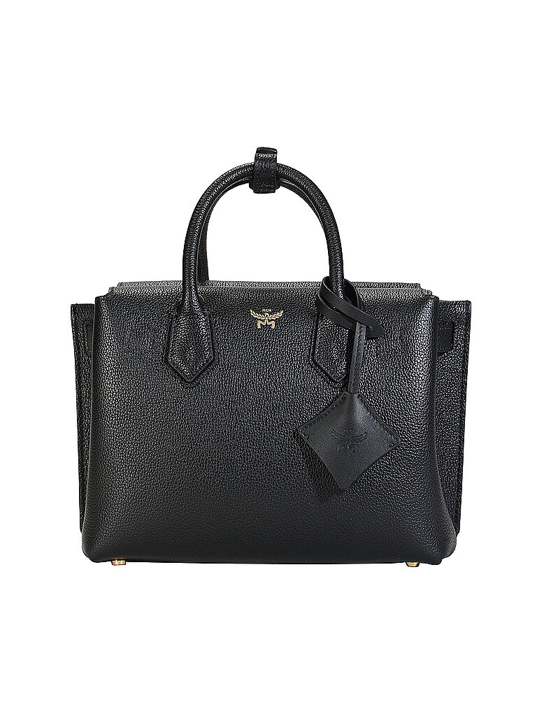 MCM Bolso de cuero - Bolso de mano MILLA Small negro