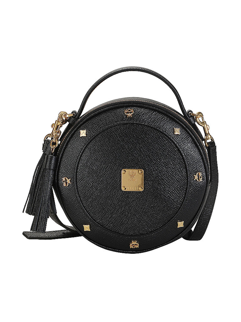 MCM Bolso de piel - Bandolera PINA negro