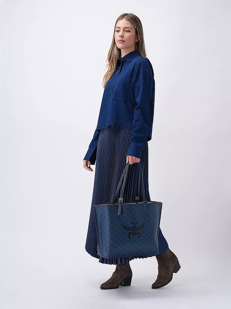 MCM | Bolso - Shopper HIMMEL Medium | Azul oscuro