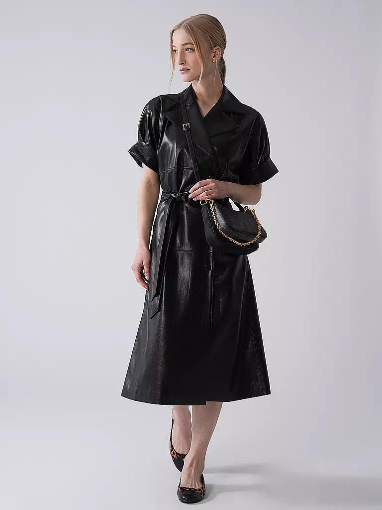 MCM | Bolso de cuero - Bolso bandolera AREN Small | Negro