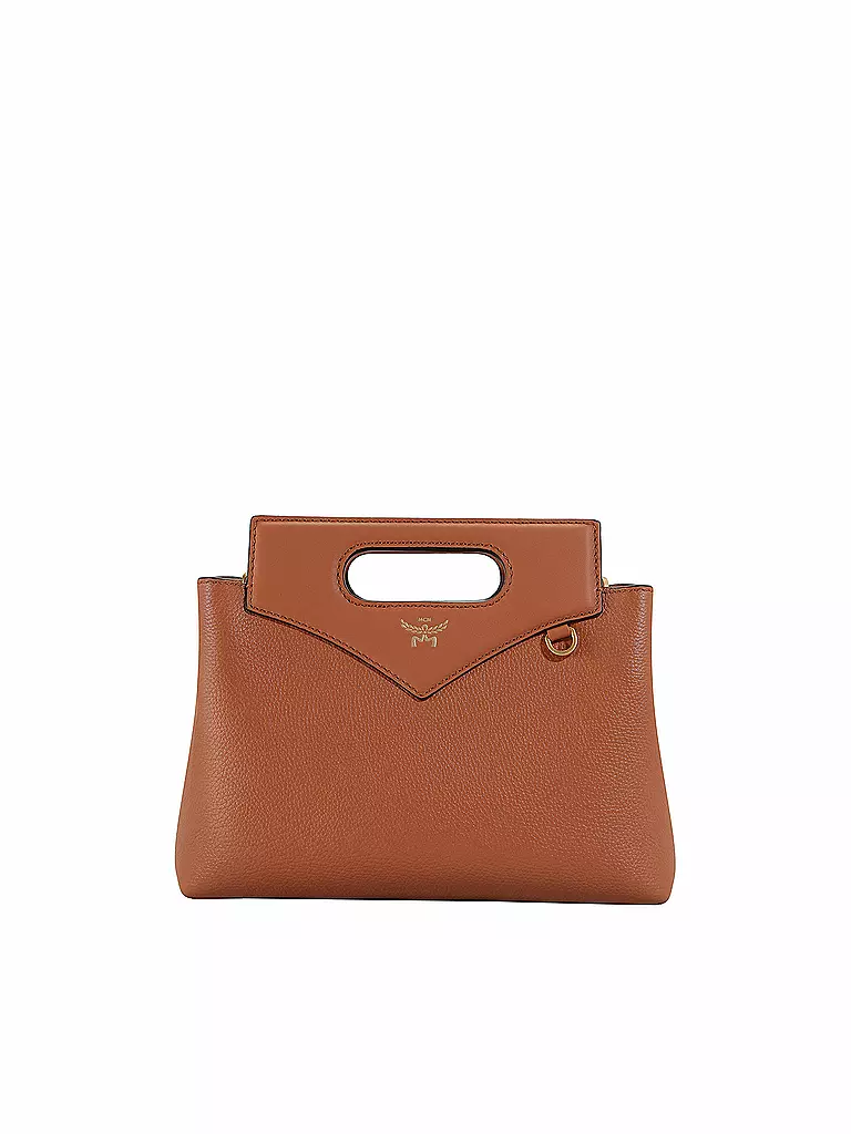MCM | Bolso de cuero - Bolso bandolera SOFT DIAMANT Mini | Marrón