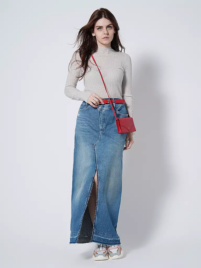 MCM | Bolso de cuero - Mini Bag DIAMOND Large | Rojo
