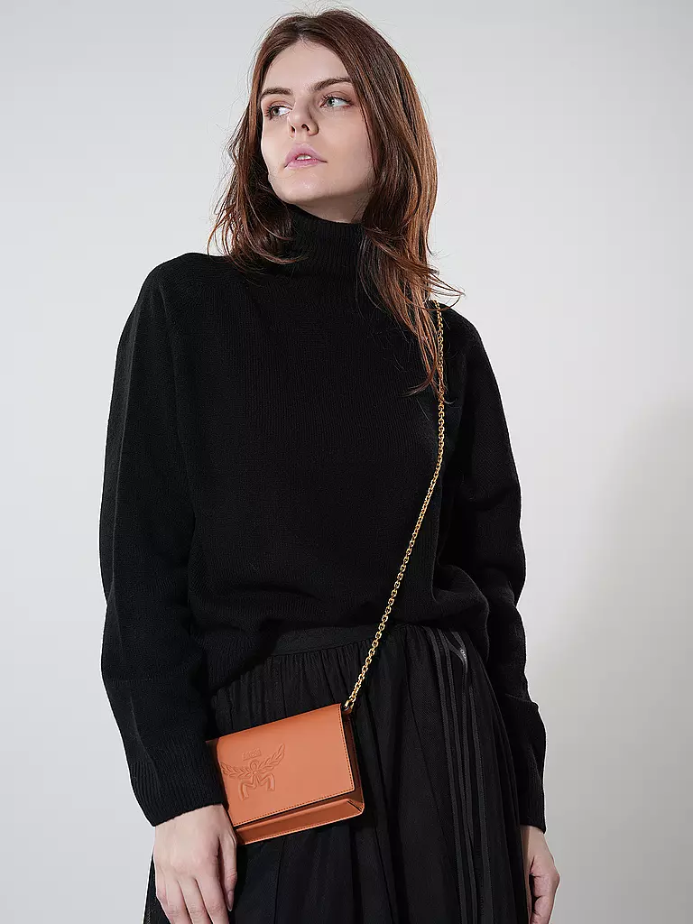 MCM | Bolso de cuero - Mini Bolso HIMMEL Large | Marrón