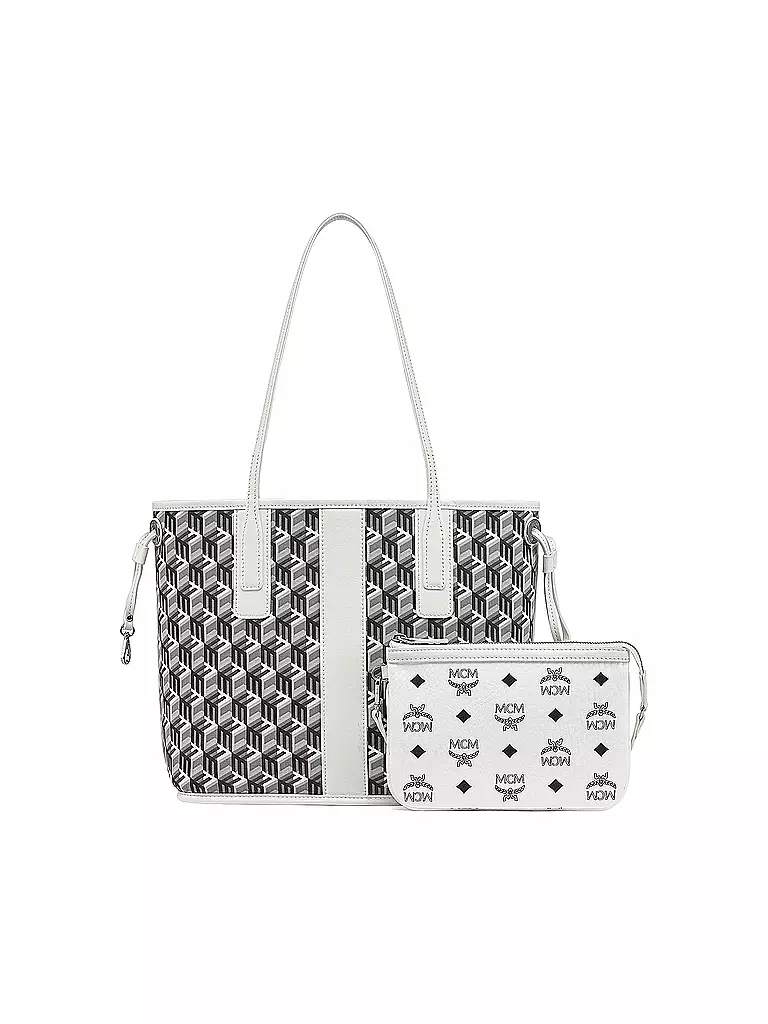 MCM | Bolso reversible - Shopper LIZ Small | weiss