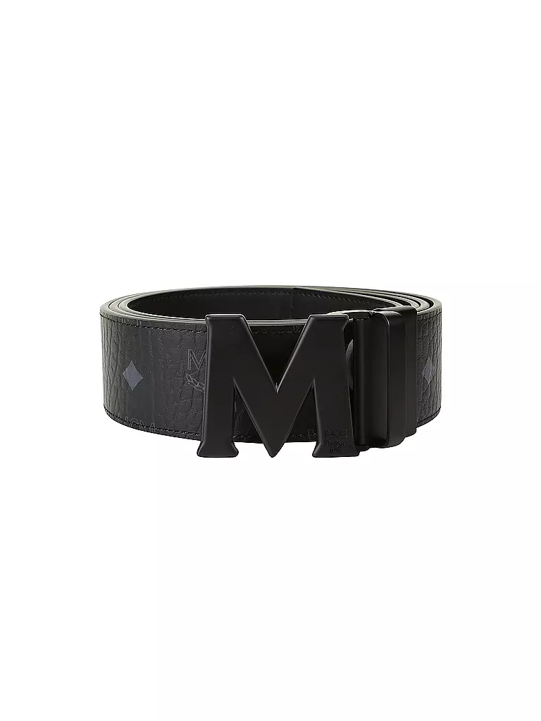 MCM | Cinturón - Cinturón reversible Claus | Negro