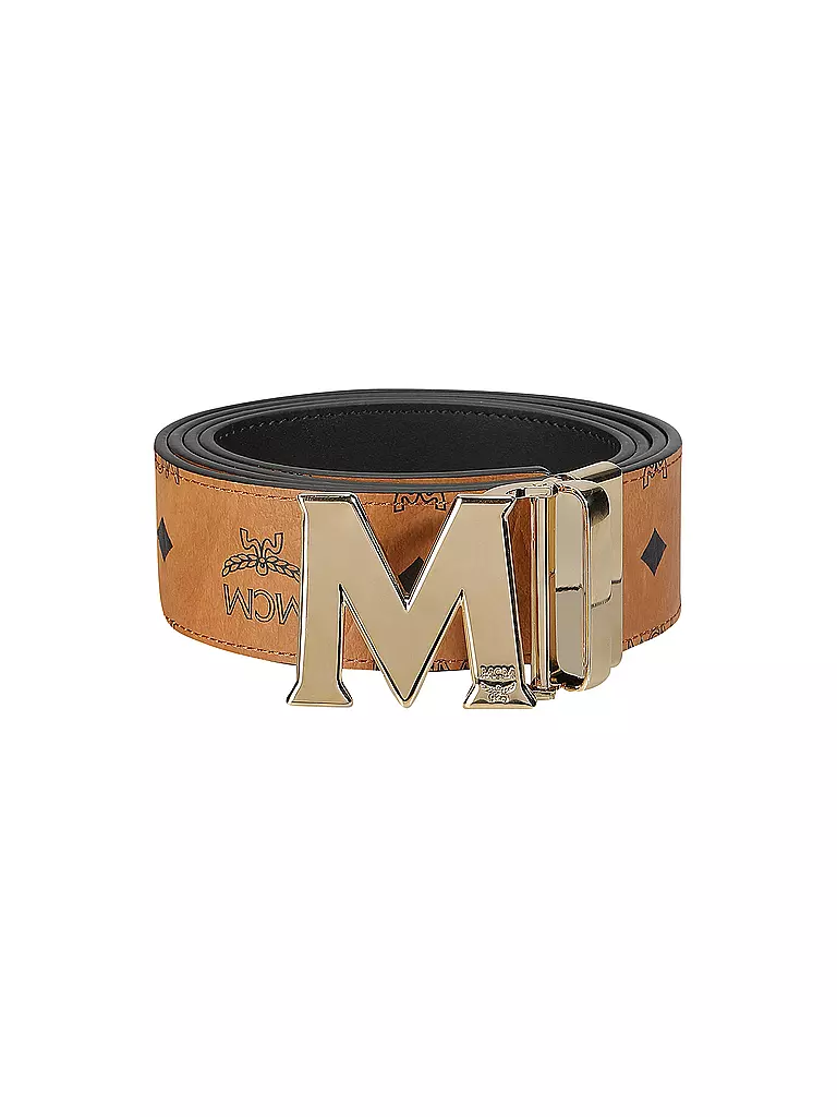 MCM | Cinturón reversible CLAUS | Marrón claro