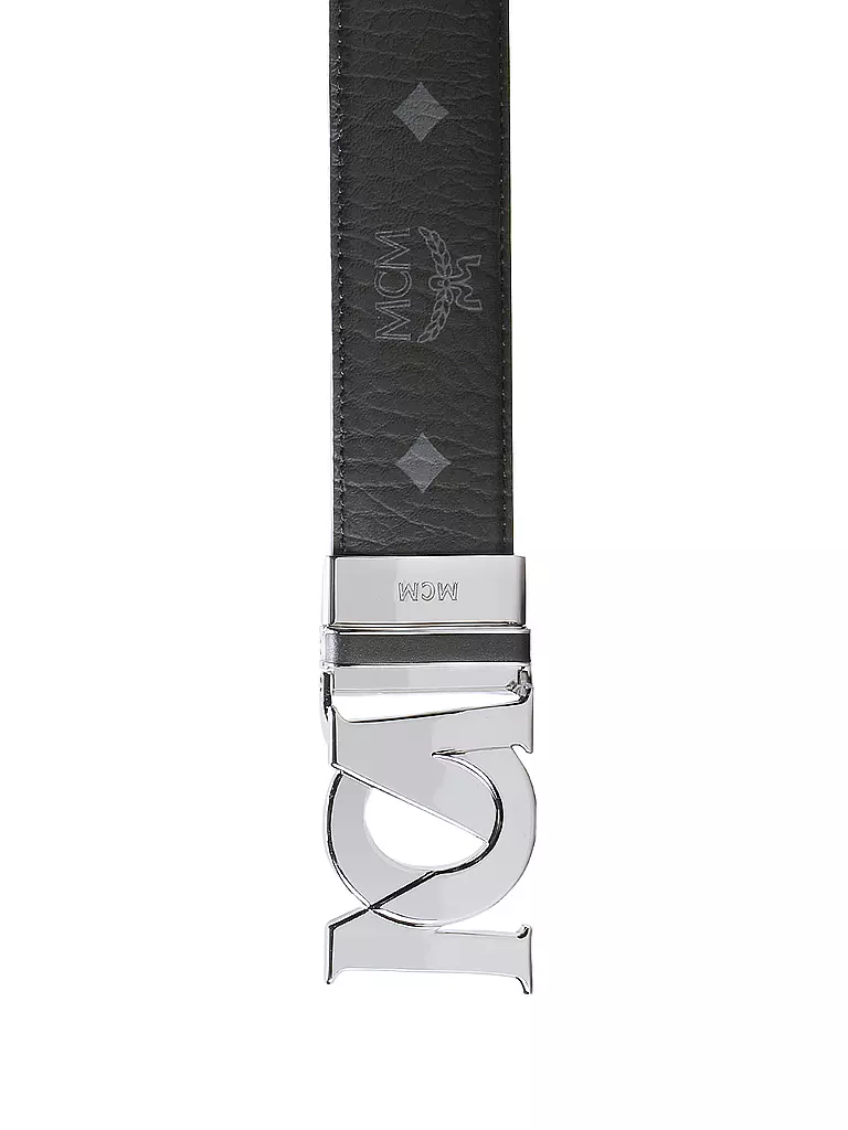 MCM | Cinturón reversible M-ART | Negro