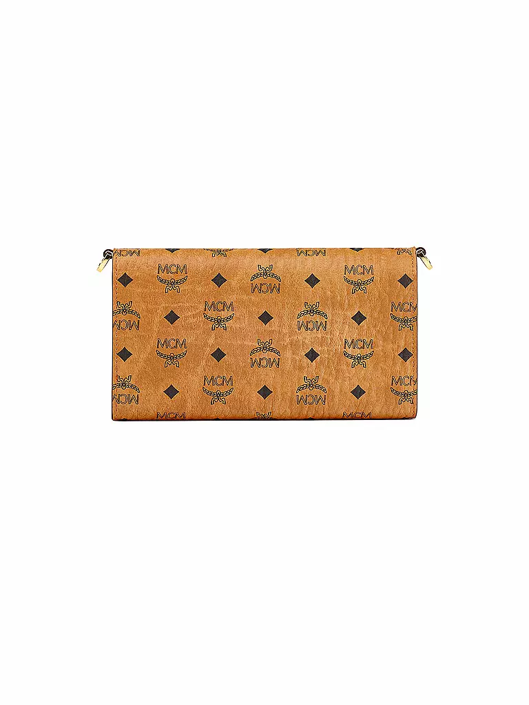 MCM | Funda para móvil con tarjetero Visetos | Marrón