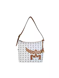 MCM | Ledertasche - Hobo AREN Large  | Blanco
