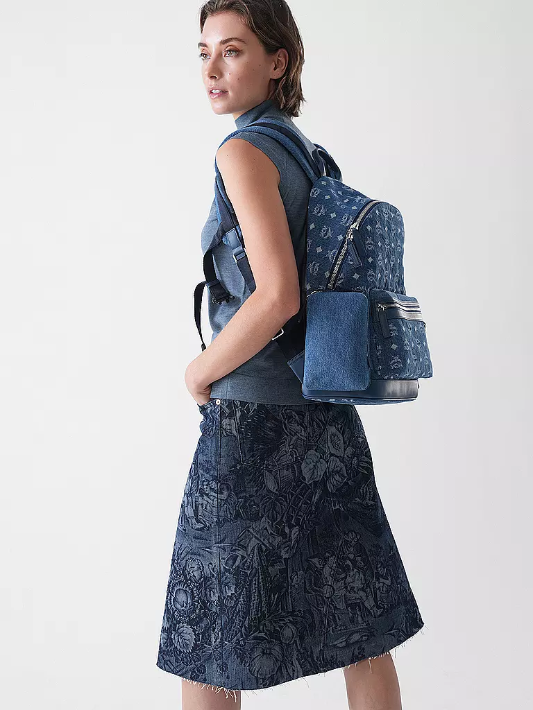 MCM | Mochila STARK Medium | Azul