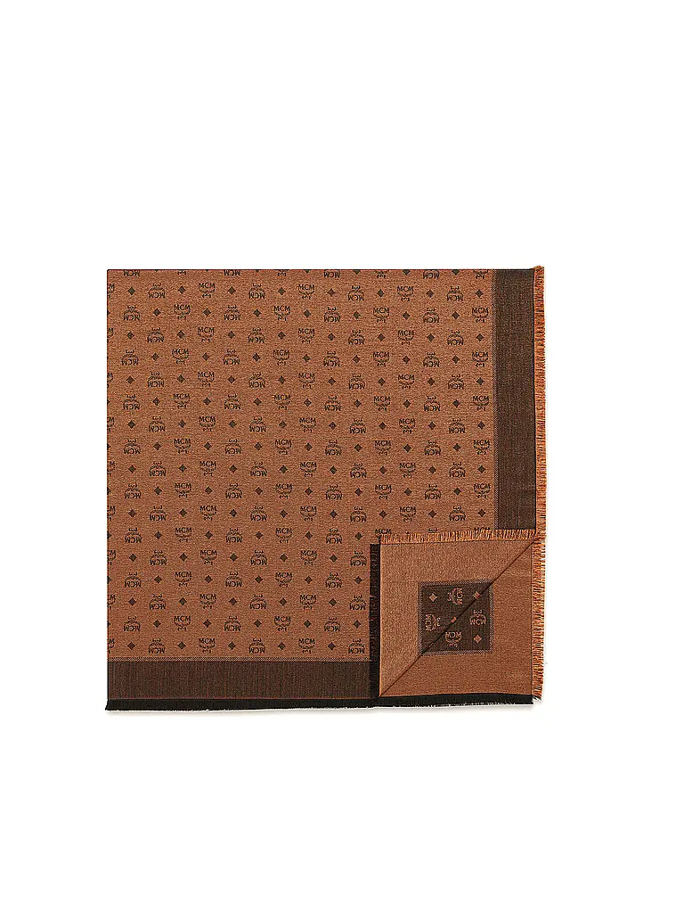 MCM | Nombre del producto: Bufanda
Marca: MCM
Color: marrón
Categorías: Moda, Mujer

Material: Lana
Estampado: Estampado, Logo
Estilo: Tendencia
Detalles: Flecos | Marrón