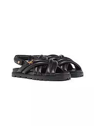 MCM | Sandalias de cuero | Negro