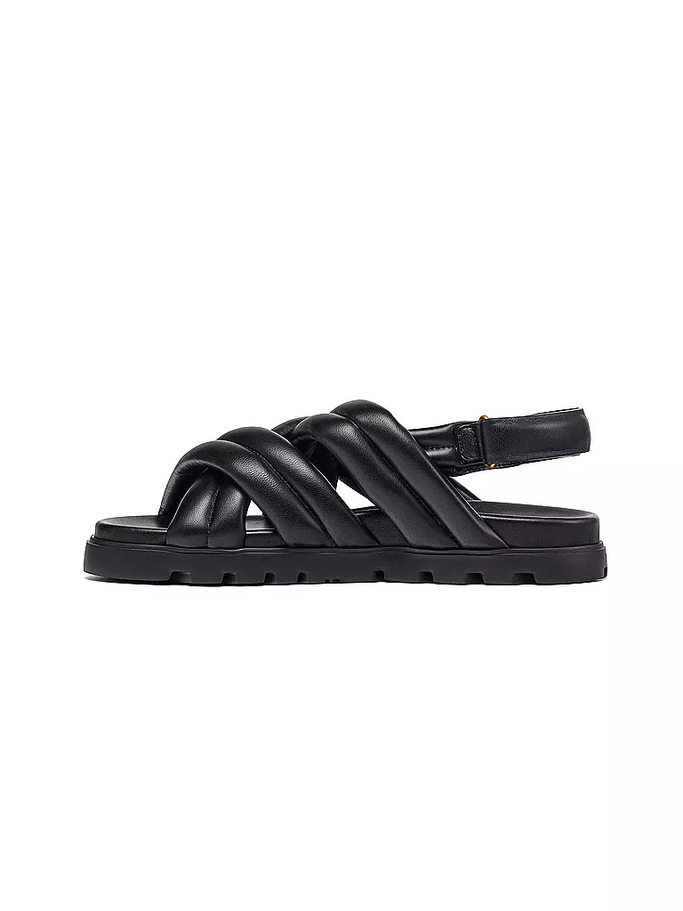 MCM | Sandalias de cuero | Negro