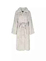 MEOTINE | Abrigo con aspecto de piel | Gris claro