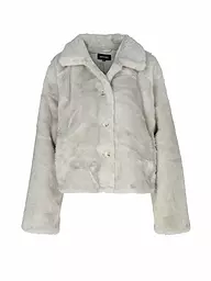 MEOTINE | Chaqueta de aspecto de piel | Gris claro