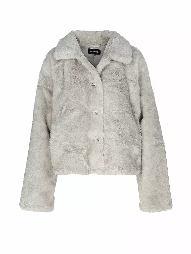 MEOTINE | Chaqueta de aspecto de piel | Gris claro