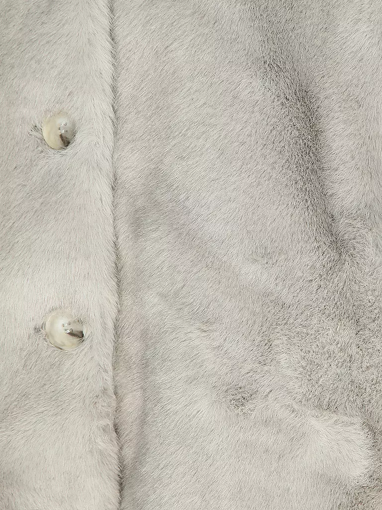 MEOTINE | Chaqueta de aspecto de piel | Gris claro