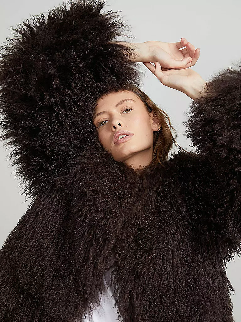 MEOTINE | Felljacke | Negro