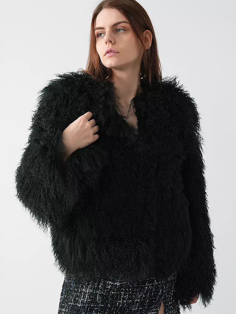 MEOTINE | Felljacke | Negro