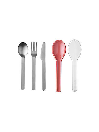 MEPAL | Juego de cubiertos ELLIPSE de 3 piezas Vivid Mauve